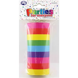 Alpen Boat Streamers 14M Rainbow Assorted Colours Pack Of 9