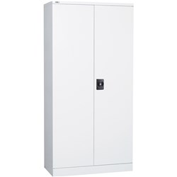 Rapidline Go Swing Door Steel Cupboard 2000Hx910Wx450Mmd White