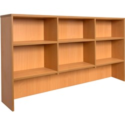 Rapidline Span Desk Hutch 1070Hx1800Wx315Mmd Beech