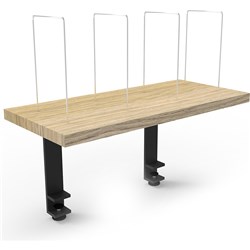 Rapid Clamp Mount Shelf 475Hx600Wx270Mmd Natural Oak And Black