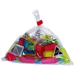 Kevron Key Tags Id5 56X30Mm Assorted Colours