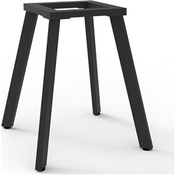Rapidline Eternity Meeting Table Frame Only 650W X 650D X  695Mmh Black