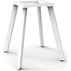 Rapidline Eternity Meeting Table Frame Only 650W X 650D X  695Mmh White