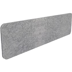 Rapidline Desk Mounted Eco  Panel Screen 1490W X 27T X 400Mmh Marble Grey
