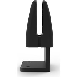 Rapidline Eco Screen Side Mounted Desk Clamps  Pack Of 2 Black