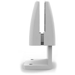 Rapidline Eco Screen Side Mounted Desk Clamps  Pack Of 2 White
