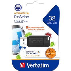 Verbatim Store N Go Microban  USB 2.0 32GB Black 