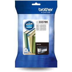 Brother Lc-3337Bk  Ink Cartridge High Yield  Black