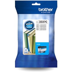 Brother Lc-3337C  Ink Cartridge High Yield  Cyan