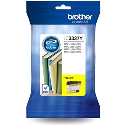Brother Lc-3337Y  Ink Cartridge High Yield  Yellow