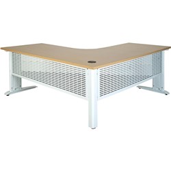 Summit Corner Workstation  1800W X 1800D X 750Mmh  Beech/White