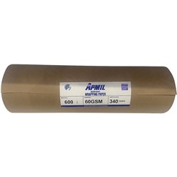 Protext Kraft Packaging Paper Roll 600Mm X 340Mts X 25Mm Core60Gsm