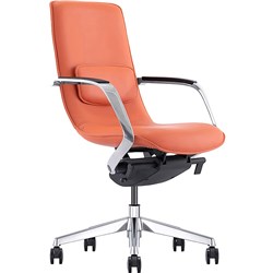 Ntr Titan Genius Executive Chair Orange Leather