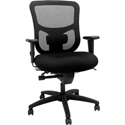 K2 Ntr Burwood Multi-User 24/7 Ultra Heavy Duty Mesh Task Chair High Back Black