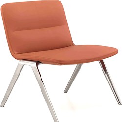 Nts Bondi Visitor Chair Orange Pu