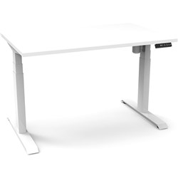 Rapidline Boost Light Single Sided Workstation 1200W X 750D X 1270Mmh White/White