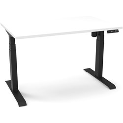 Rapidline Boost Light Single Sided Workstation 1200W X 750D X 1270Mmh White/Black