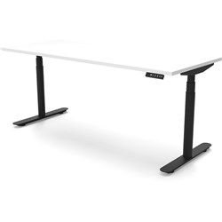 Rapidline Halo+ Single Sided Workstation 1200W X 750D X 1270Mmh White/Black