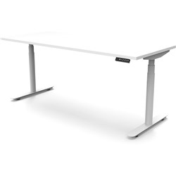 Rapidline Halo+ Single Sided Workstation 1500W X 750D X 1270Mmh White/White