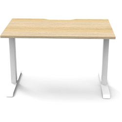 Rapidline Boost Static Single Sided Workstation 1200W X 750D X 730Mmh Oak/White