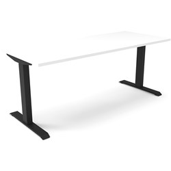 Rapidline Boost Static Single Sided Workstation 1500W X 750D X 730Mmh White/Black