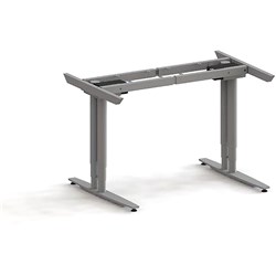 Sylex Arise Act2 Sit Stand Desk Frame Only 1500-2100W X 700D X 625-1275Mmh Silver