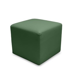 K2 Cook Junior Square Ottoman Green Pu Leather