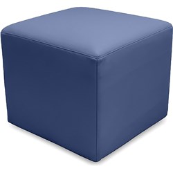 K2 Cook Junior Square Ottoman Blue Pu Leather