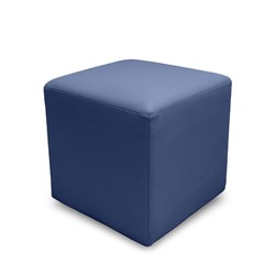 K2 Cook Senior Square Ottoman Blue Pu Leather