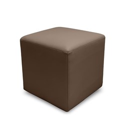 K2 Cook Senior Square Ottoman Dark Brown Pu Leather