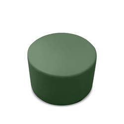 K2 Flinders Senior Round Ottoman Green Pu Leather