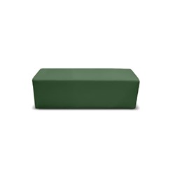 K2 Burke Senior Rectangle Ottoman 1120Mmw Green Pu Leather
