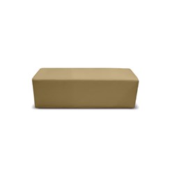 K2 Burke Senior Rectangle Ottoman 1120Mmw Beige Pu Leather