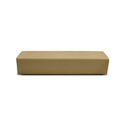 K2 Burke Junior Rectangle Ottoman 1480Mmw Beige Pu Leather