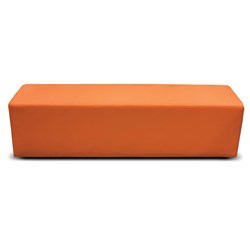 K2 Burke Senior Rectangle Ottoman 1780Mmw Orange Pu Leather