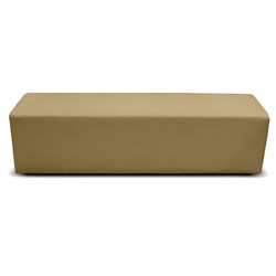 K2 Burke Senior Rectangle Ottoman 1780Mmw Beige Pu Leather