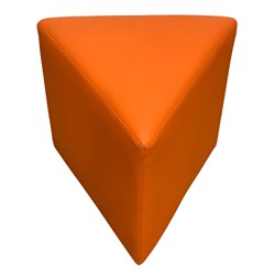 K2 Tasman Senior Triangle Ottoman Orange Pu Leather