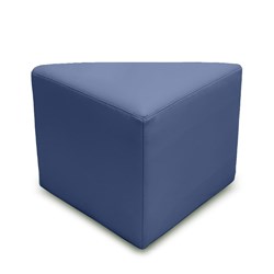 K2 Tasman Senior Triangle Ottoman Blue Pu Leather