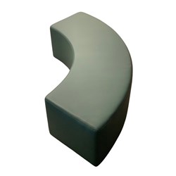 K2 Monash Senior Quarter Round Ottoman 1500Mmw Green Pu Leather