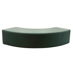 K2 Monash Senior Quarter Round Ottoman 1200Mmw Green Pu Leather