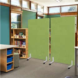 Visionchart Lightweight Room Divider Screen Mobile Leg 900 X 1190Mm Assorted
