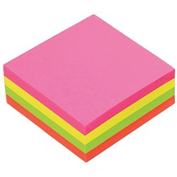 MARBIG NOTES Brilliant 75mm x 75mm Assorted 320 Sheets Pack