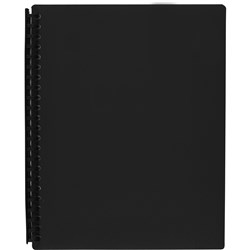 Marbig Refillable Display Book A4 40 Pocket Black