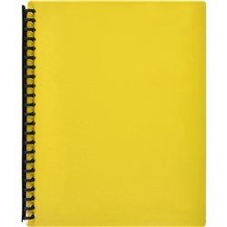 Display Book 40P A4 Yellow Refillable