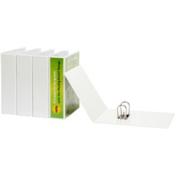 Marbig Clearview Insert Binder A4 Lever Arch White