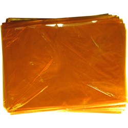 RAINBOW CELLOPHANE 750mm x 1m Yellow 25 Sheets Pack