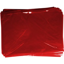 RAINBOW CELLOPHANE 750mm x 1m Red 25 Sheets Pack