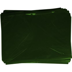 RAINBOW CELLOPHANE 750mm x 1m Dark Green 25 Sheets Pack