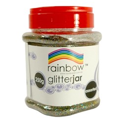 RAINBOW GLITTER JAR 250G Multi Colour 