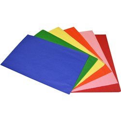 RAINBOW TISSUE PAPER 17 GSM Foolscap Acid Free Assorted Pack of 120